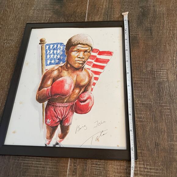 JOHN TATE "Big John" Print Carton SIGNED 8.5X10.5" - Picture 6 of 6